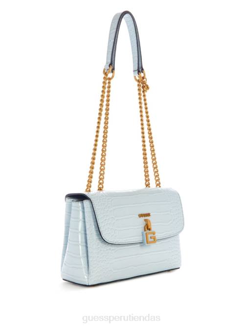 GUESS bandolera convertible montreal de imitación de cocodrilo mujer 0P8X2827 hielo bolsas