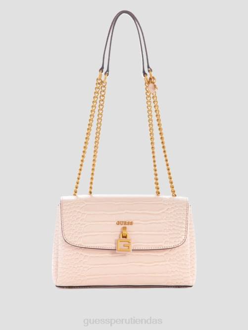 GUESS bandolera convertible montreal de imitación de cocodrilo mujer 0P8X2859 lavado azul/palermo bolsas