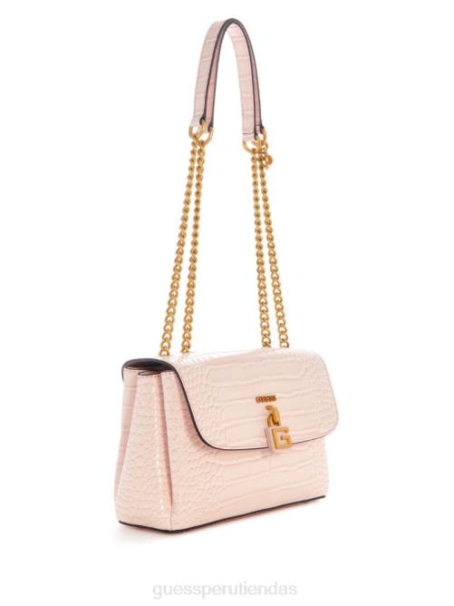 GUESS bandolera convertible montreal de imitación de cocodrilo mujer 0P8X2859 lavado azul/palermo bolsas