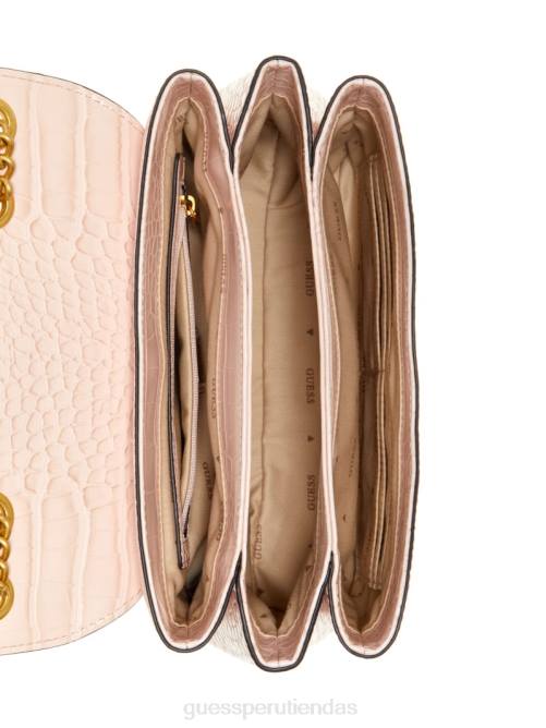 GUESS bandolera convertible montreal de imitación de cocodrilo mujer 0P8X2859 lavado azul/palermo bolsas