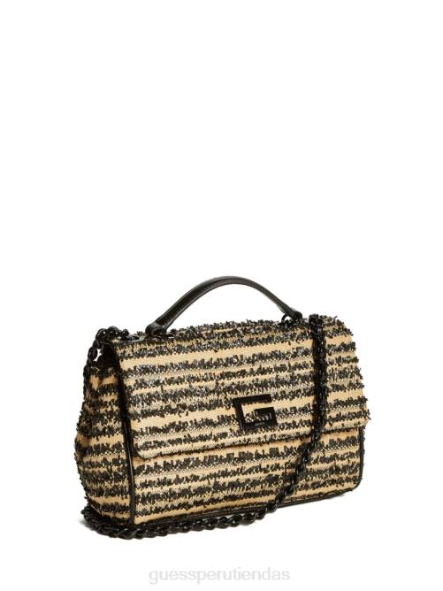 GUESS bandolera convertible pequeña kimi mujer 0P8X2899 estampado floral negro bolsas
