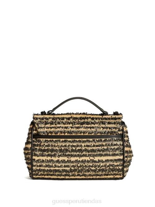 GUESS bandolera convertible pequeña kimi mujer 0P8X2899 estampado floral negro bolsas