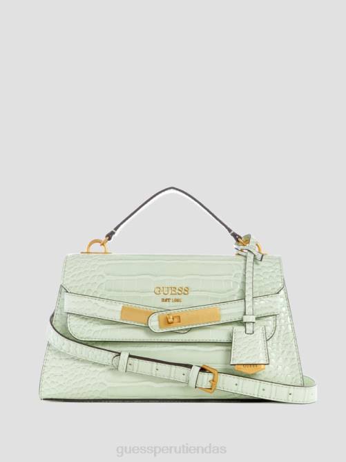 GUESS bandolera enisa con asa superior mujer 0P8X2874 menta bolsas