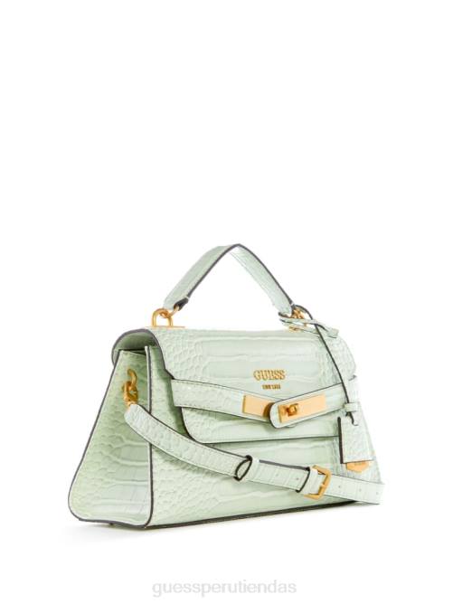 GUESS bandolera enisa con asa superior mujer 0P8X2874 menta bolsas