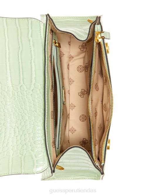 GUESS bandolera enisa con asa superior mujer 0P8X2874 menta bolsas