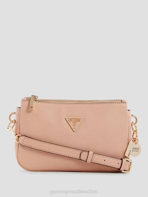 GUESS bandolera estado kersti mujer 0P8X2807 palo de rosa bolsas