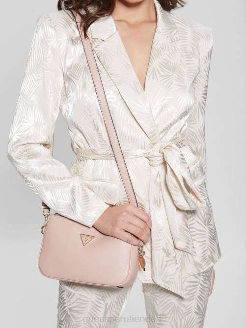 GUESS bandolera estado kersti mujer 0P8X2807 palo de rosa bolsas