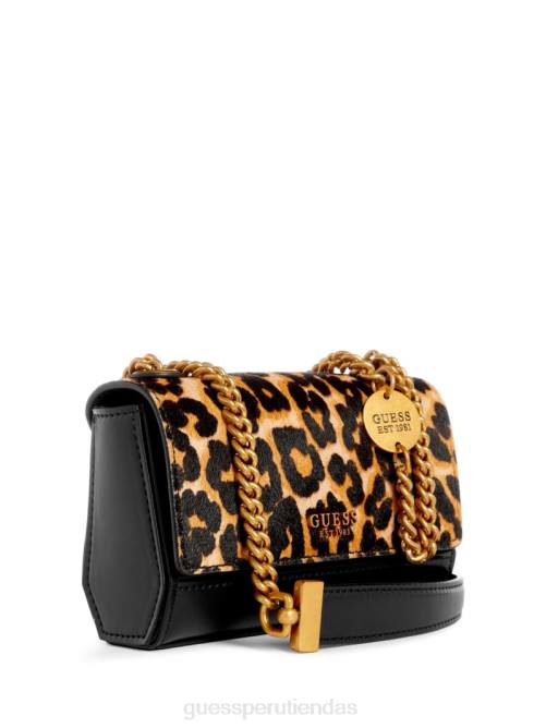 GUESS bandolera iseline mini con cebra mujer 0P8X2806 leopardo bolsas