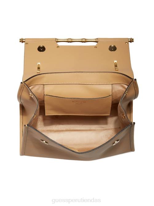 GUESS bandolera mediana de piel alia mujer 0P8X2771 champán bolsas