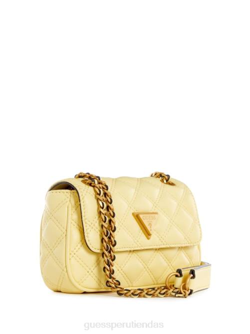 GUESS bandolera mini convertible giully mujer 0P8X2767 amarillo bolsas