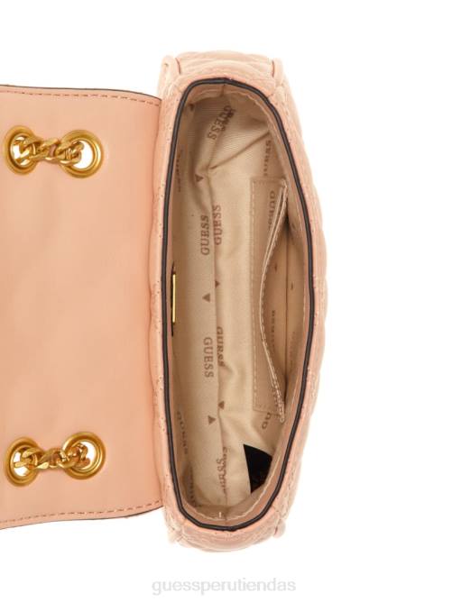 GUESS bandolera mini convertible giully mujer 0P8X2853 crema de albaricoque bolsas