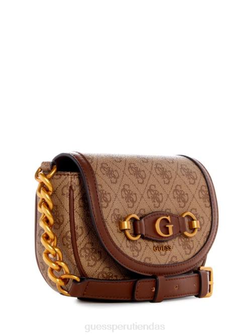 GUESS bandolera mini izzy quattro g mujer 0P8X2948 luz de la vendimia bolsas