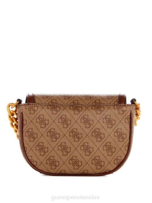 GUESS bandolera mini izzy quattro g mujer 0P8X2948 luz de la vendimia bolsas