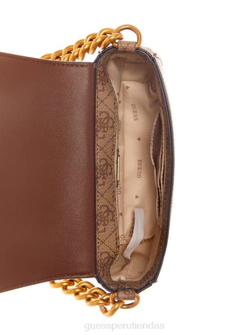 GUESS bandolera mini izzy quattro g mujer 0P8X2948 luz de la vendimia bolsas