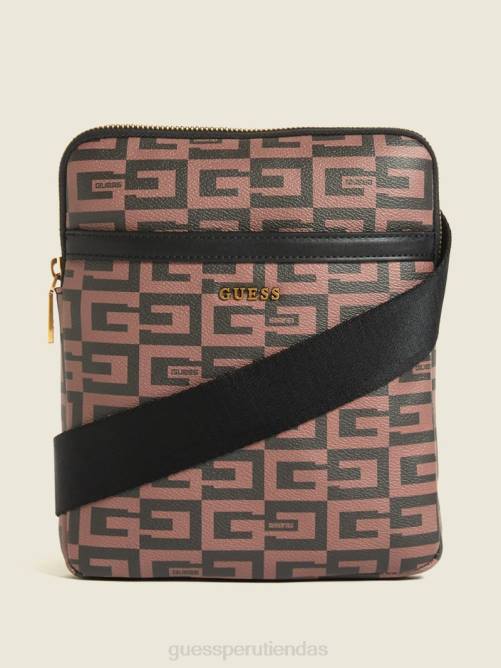 GUESS bandolera plana escape mujer 0P8X3258 marrón bolsas