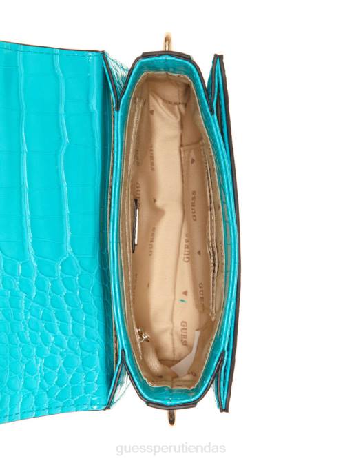 GUESS bandolera retour mini con asa superior mujer 0P8X2906 turquesa bolsas