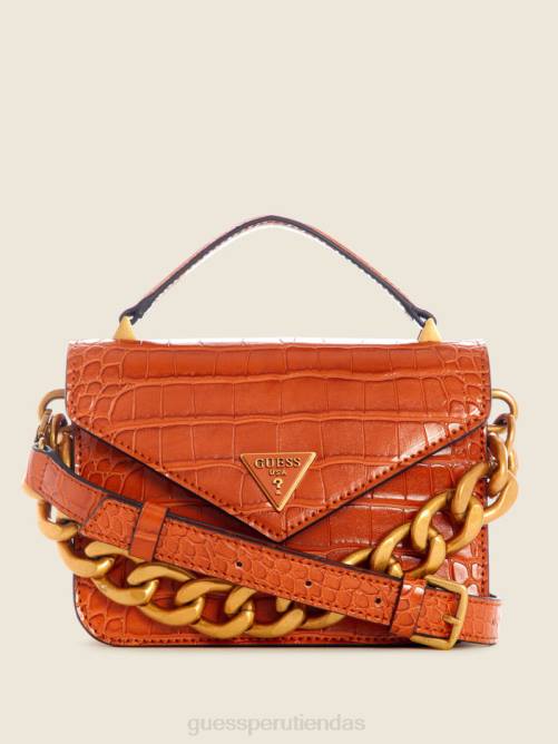 GUESS bandolera retour mini con asa superior mujer 0P8X2959 sierra bolsas