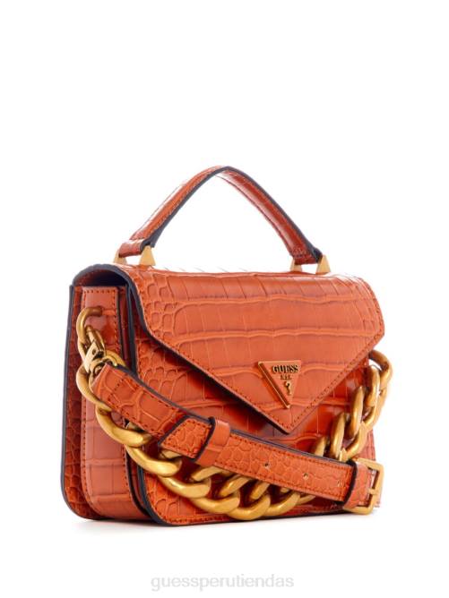 GUESS bandolera retour mini con asa superior mujer 0P8X2959 sierra bolsas