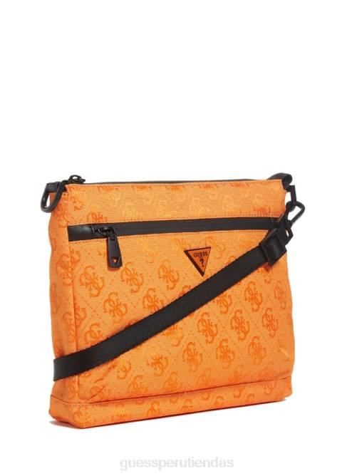 GUESS bandolera vezzola de nailon mujer 0P8X3247 naranja bolsas