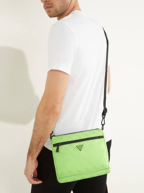 GUESS bandolera vezzola de nailon mujer 0P8X3248 verde bolsas