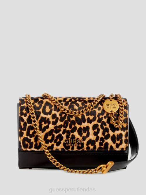 GUESS bolso convertible iseline mujer 0P8X2800 leopardo bolsas