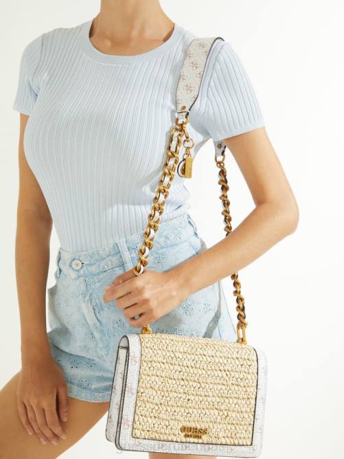 GUESS bolso crossbody abey mujer 0P8X2988 lavado azul/nuevo enjuague bolsas