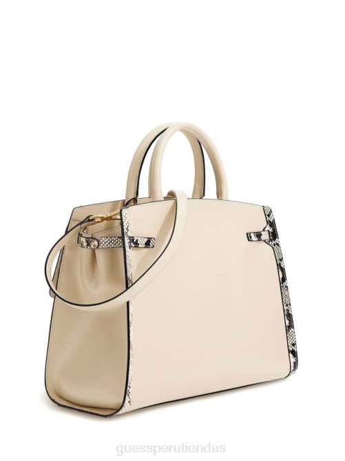 GUESS bolso satchel cristina mediano de piel mujer 0P8X2849 multi bolsas