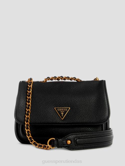 GUESS bolso becci mini convertible mujer 0P8X2795 estampado floral negro bolsas