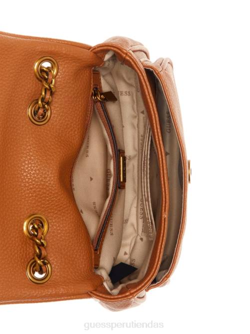 GUESS bolso becci mini convertible mujer 0P8X2796 coñac bolsas