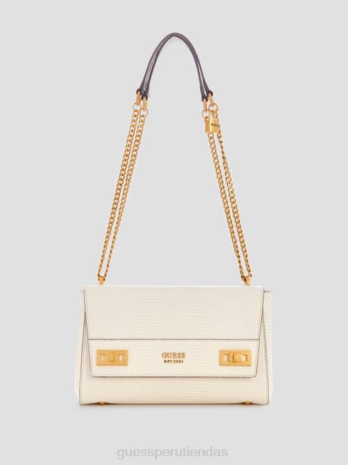 GUESS bolso convertible katey lagarto mujer 0P8X2762 blanco bolsas