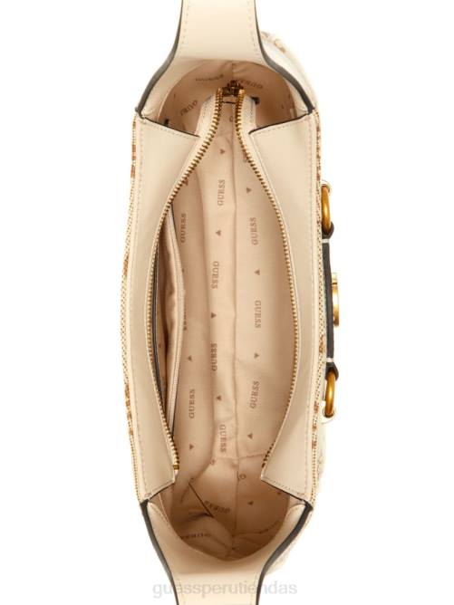 GUESS bolso hobo izzy con logo mujer 0P8X3025 logotipo de bellini bolsas