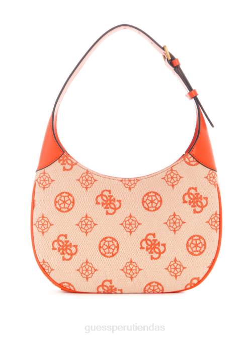 GUESS bolso hobo izzy con logo mujer 0P8X3066 naranja/naranja brillante bolsas