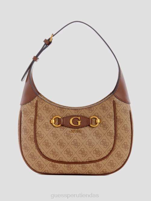 GUESS bolso hobo izzy quattro g mujer 0P8X3009 luz de la vendimia bolsas