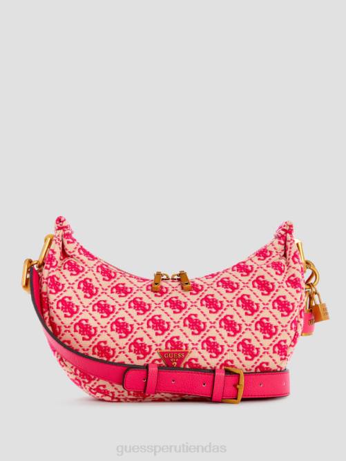 GUESS bolso hobo mini shemara mujer 0P8X3034 lima verde/malibu bolsas