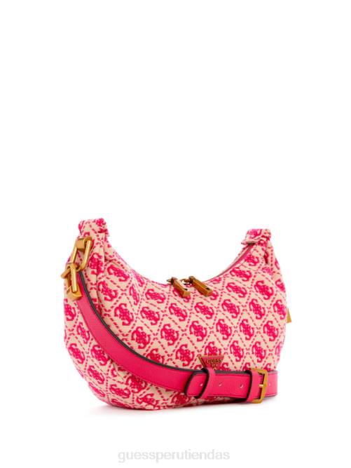 GUESS bolso hobo mini shemara mujer 0P8X3034 lima verde/malibu bolsas