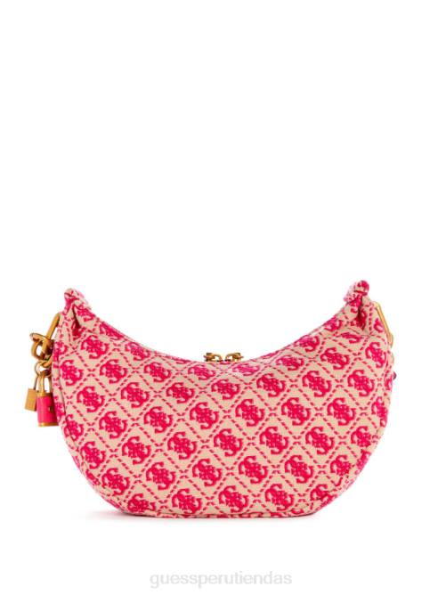 GUESS bolso hobo mini shemara mujer 0P8X3034 lima verde/malibu bolsas