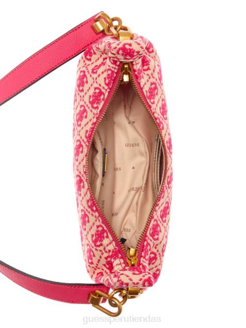 GUESS bolso hobo mini shemara mujer 0P8X3034 lima verde/malibu bolsas