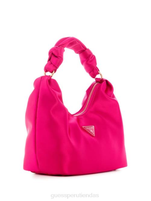 GUESS bolso hobo velina de satén mujer 0P8X3035 violeta claro/pastel bolsas