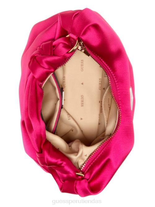 GUESS bolso hobo velina de satén mujer 0P8X3035 violeta claro/pastel bolsas
