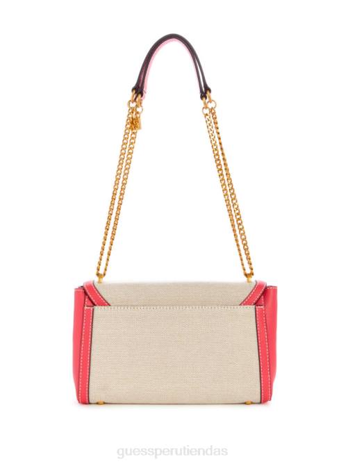 GUESS bolso de hombro convertible katey de lona mujer 0P8X2994 azul/nuevo verde azulado bolsas