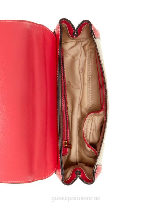 GUESS bolso de hombro convertible katey de lona mujer 0P8X2994 azul/nuevo verde azulado bolsas