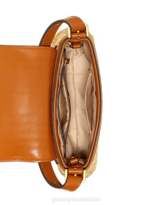 GUESS bolso de hombro desideria mini de paja mujer 0P8X3065 azul/náutico wah bolsas