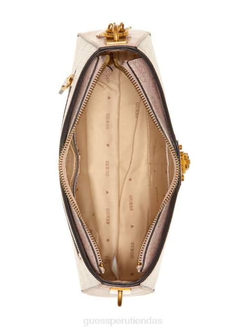 GUESS bolso de hombro elite con logo ginevra mujer 0P8X3006 logotipo de rubor bolsas