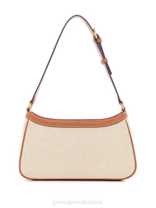 GUESS bolso de hombro jovie mujer 0P8X3040 coñac bolsas