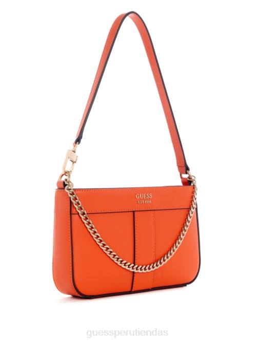 GUESS bolso de hombro katey mini mujer 0P8X3056 naranja bolsas