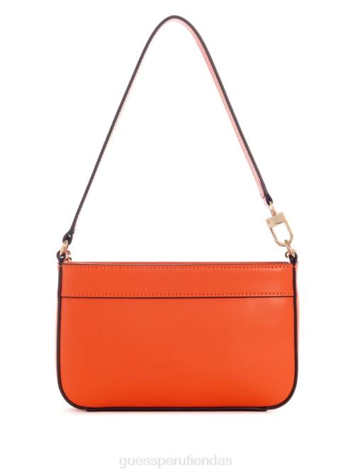 GUESS bolso de hombro katey mini mujer 0P8X3056 naranja bolsas