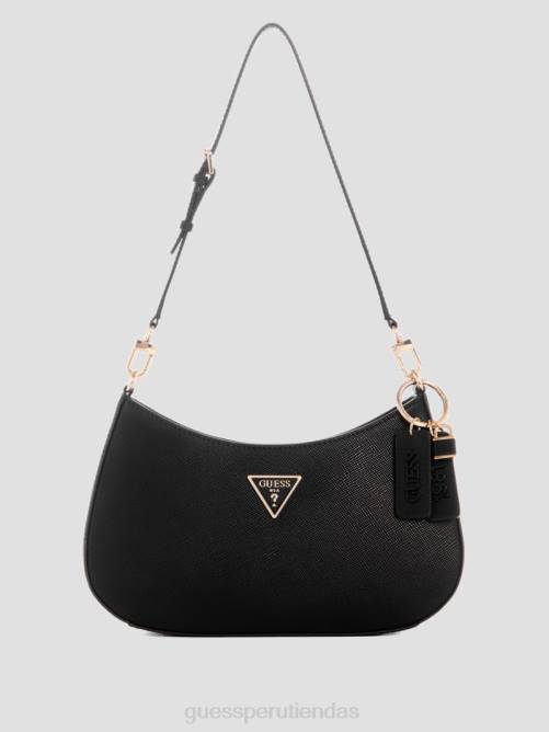 GUESS bolso de hombro noelle mujer 0P8X3016 estampado floral negro bolsas