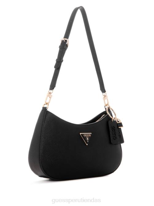 GUESS bolso de hombro noelle mujer 0P8X3016 estampado floral negro bolsas