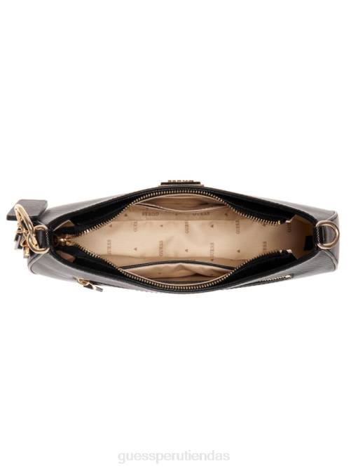 GUESS bolso de hombro noelle mujer 0P8X3016 estampado floral negro bolsas