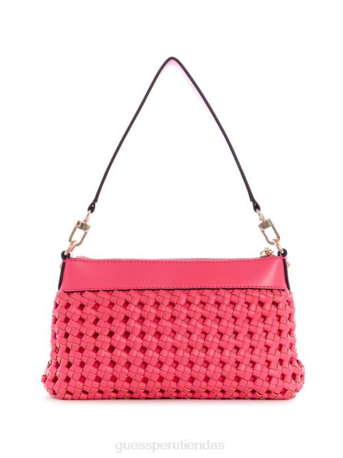 GUESS bolso de hombro sicilia con cremallera superior mujer 0P8X3063 Rosa brillante bolsas